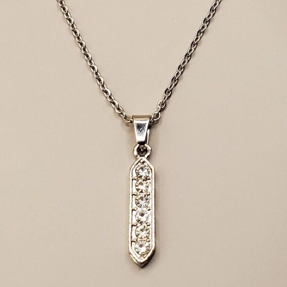 925 Sterling Silver Diamond Pendant Necklace - Women's Jewelry - Picture 3 of 9